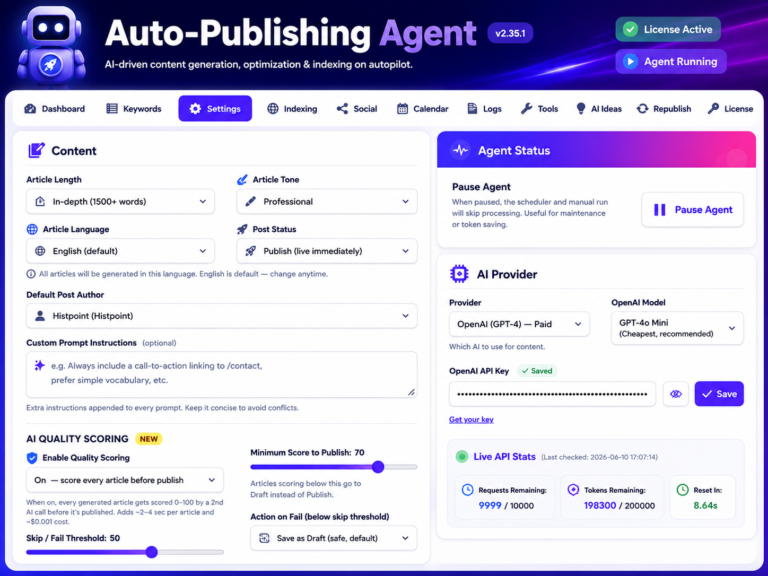 AI WordPress Automation
