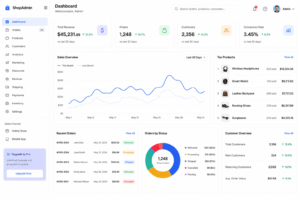 ecommerce dashboard