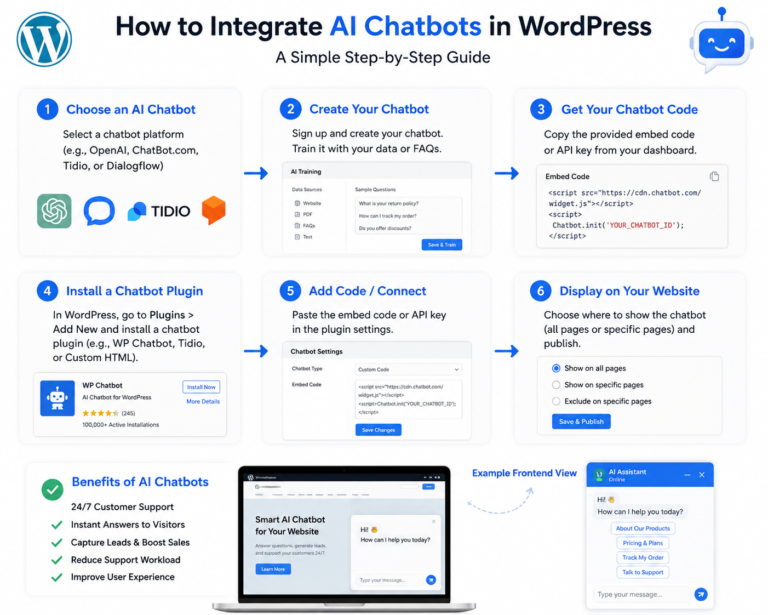 How to integrate AI chatbots in WordPress